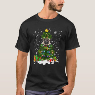 T-shirt Carlin Noël Arbre Lumières Joyeux Dogmas Noël P