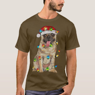 T-shirt Carlin sapin de Noël Lumière pyjama Amoureux des c