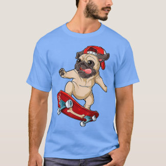 T-shirt Carlin Skateboard Chien Chien Chien Chien Chien Ch
