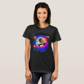 T-shirt Carlin Skateboard dans l'espace extra-atmosphériqu (Devant entier)