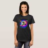 T-shirt Carlin Skateboard dans l'espace extra-atmosphériqu (Devant entier)