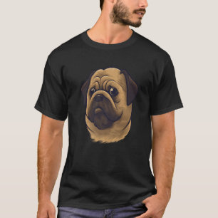 T-shirt Carlin Vêtements Pour Chien Maman Papa Idée Cadeau