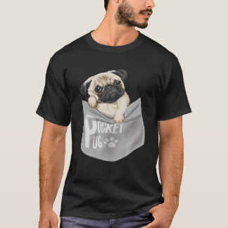 T-shirt Carlin Vêtements Pour Chien Maman Papa Idée Cadeau
