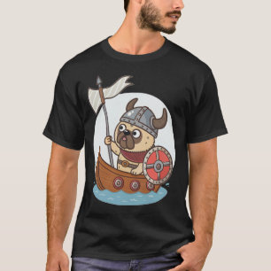 T-shirt Carlin Viking Personnalisé Raider : Bone & Squeaky