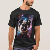 T-shirt Carlins Dans L'Espace Avec Des Donuts Mignons Carl (Devant)