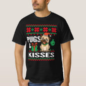 T-shirt Carlins et baisers Noël laid (Devant)