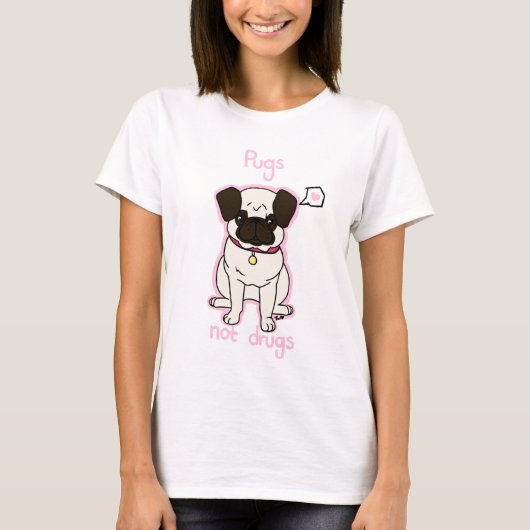 T-shirt Carlins et non drogues (Devant)