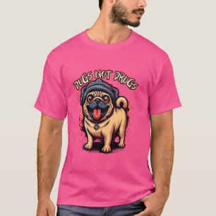 T-shirt Carlins et non drogues Drôle anti-drogue