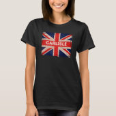 T-shirt Carlisle Flag Border Town Proud North England (Devant)
