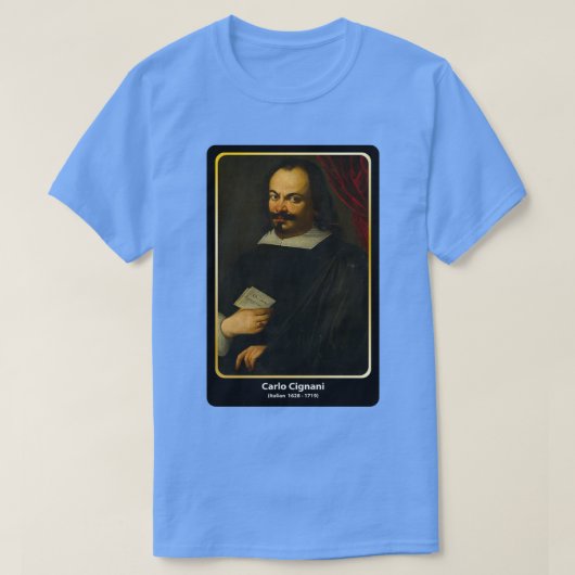 T-shirt Carlo Cignani Italian 1628 1719 classical art (Design devant)
