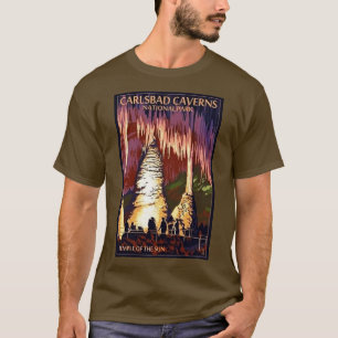T-shirt Carlsbad Caverns Temple du Vintage voyage du Solei
