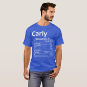 T-shirt Carly Nutrition Personalized Name Funny Idea frien (Devant entier)