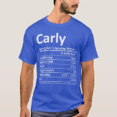 T-shirt Carly Nutrition Personalized Name Funny Idea frien (Devant)