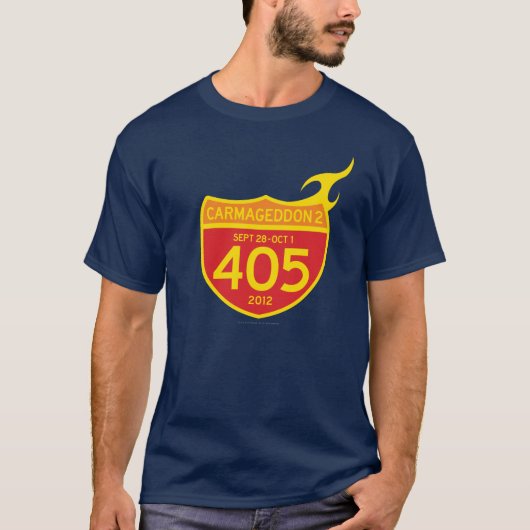 T-shirt CARMAGEDDON 2 les 405 SUR LE FEU ! (chemise (Devant)