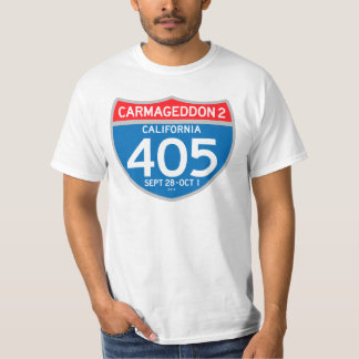 T-shirt CARMAGEDDON 2 sur les 405 (chemise légère)