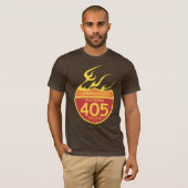 T-shirt CARMAGEDDON 405 sur le feu (Devant entier)