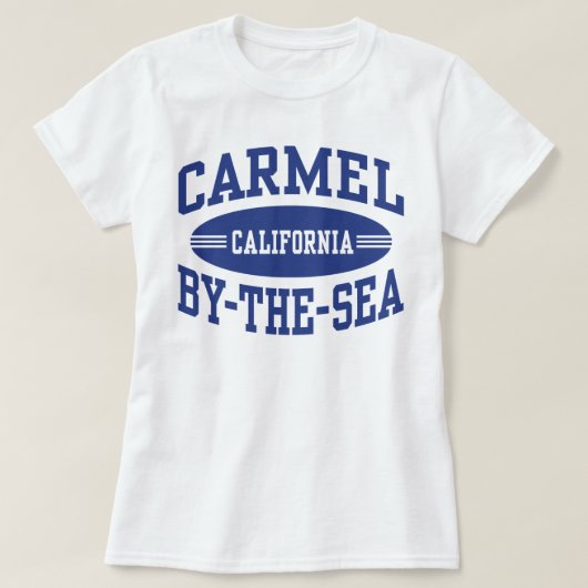 T-shirt Carmel By The Sea California (Design devant)