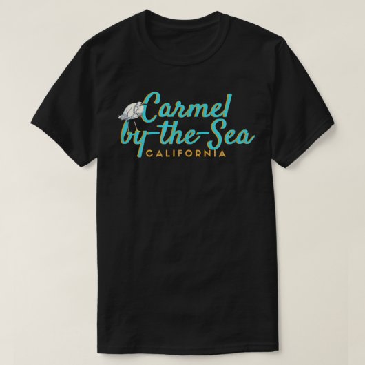 T-shirt Carmelbythe Sea California, Coastal Town Tee (Design devant)