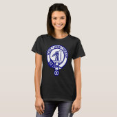 T-shirt Carmichael Nom de famille Crest Shield (Devant entier)