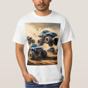 T-shirt Carnage de camions monstres,