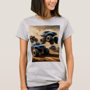 T-shirt Carnage de camions monstres,