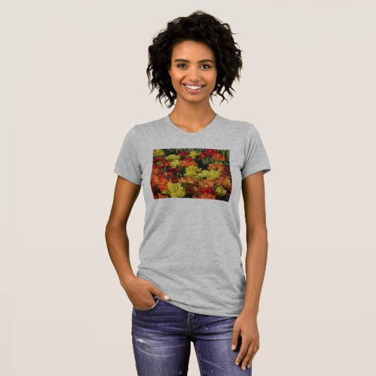 T-shirt Carnation Basic (gris) (Devant entier)