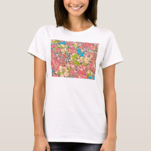 T-shirt Carnation Débardeur de base (blanc) avec beauté