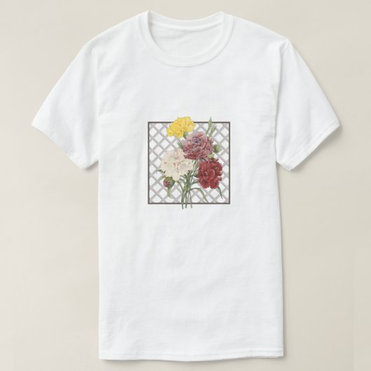 T-SHIRT CARNATIONS (Design devant)