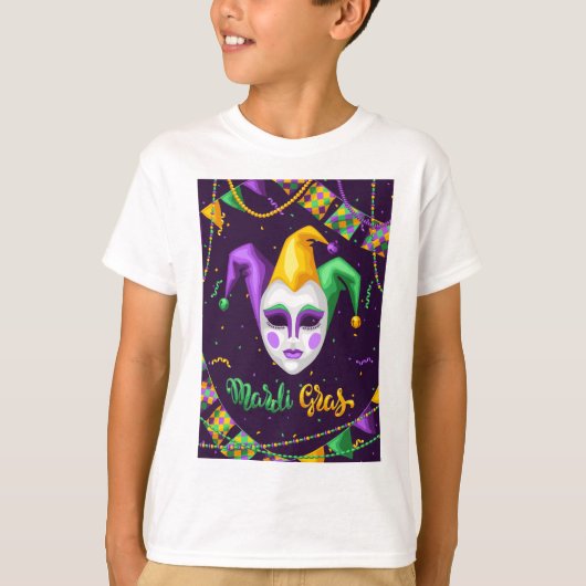 T-shirt Carnaval de Mardi Gras (Devant)