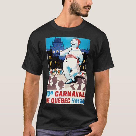 T-shirt Carnaval De Québec 1964 (Devant)