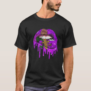 T-shirt Carnival Costume Purple & Gold Fleur
