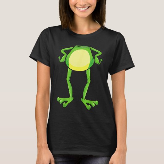 T-shirt Carnival Frog Costume Fancy Dress  Green (Devant)