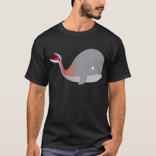 T-shirt Carnival Whale Tail Cartoon Cruise