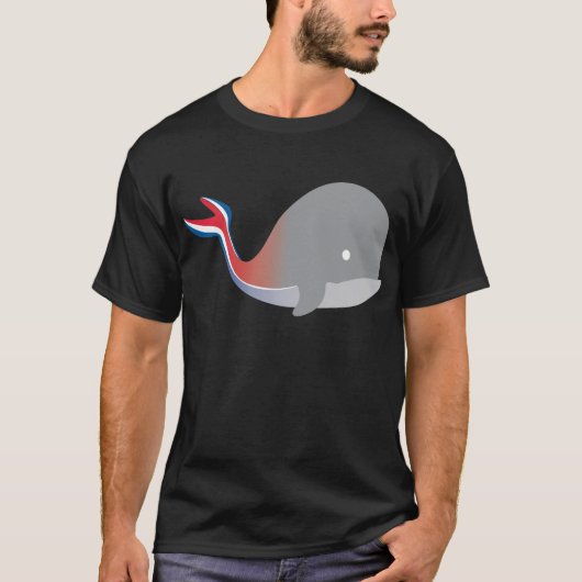 T-shirt Carnival Whale Tail Cartoon Cruise (Devant)