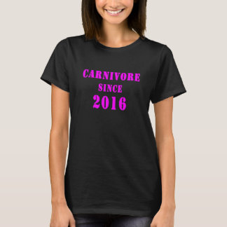 T-shirt Carnivore Depuis 2016 1