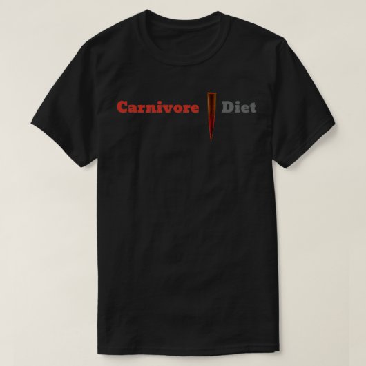 T-shirt Carnivore Diet 1 (Design devant)