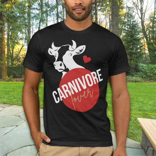 T-shirt Carnivore Lover Funny Vache Unisex