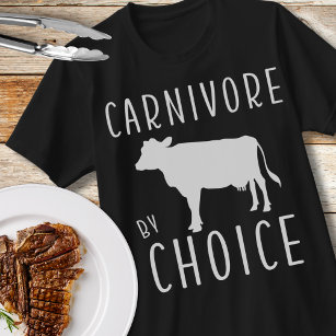T-shirt Carnivore Par Choice Meat Lovers Unisex