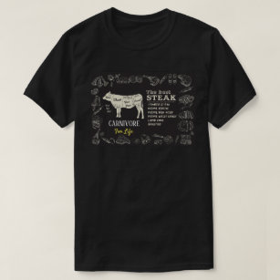 T-shirt Carnivore pour la vie Le meilleur mangeur de viand