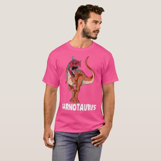 T-shirt Carnotaurus Dinosaure Design (Devant entier)