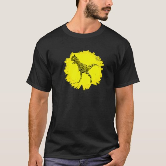T-shirt Carnotaurus Dinosaure Dino (Devant)