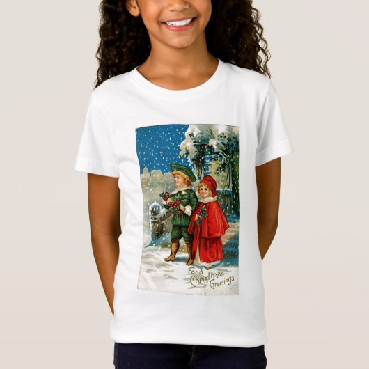T-Shirt Caroleurs de Noël (Devant)
