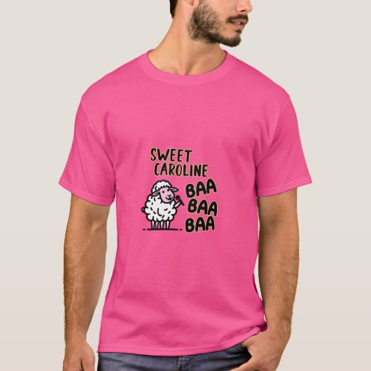 T-shirt Caroline Baa Baa Baa Baa (Devant)