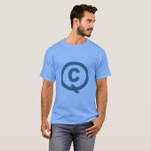 T-shirt caroline bleu foncé DESIGN QUÉBEC (Devant entier)