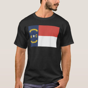 T-shirt Caroline du Nord États Drapeau États-Unis