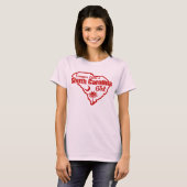 T-shirt Caroline du Sud (Devant entier)