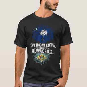 T-shirt Caroline du Sud Accueil Delaware Roots State Tree