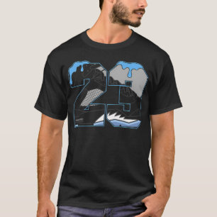 T-shirt Caroline noire 5 AJ5 Graphique numéro 23
