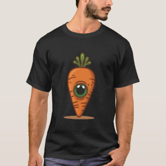 T-shirt Carotte Alien – Personnage de légume drôle