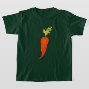 T-shirt Carotte aquarelle ludique